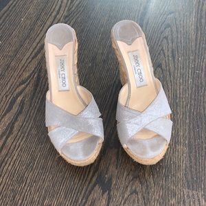 Jimmy chop espadrille wedge